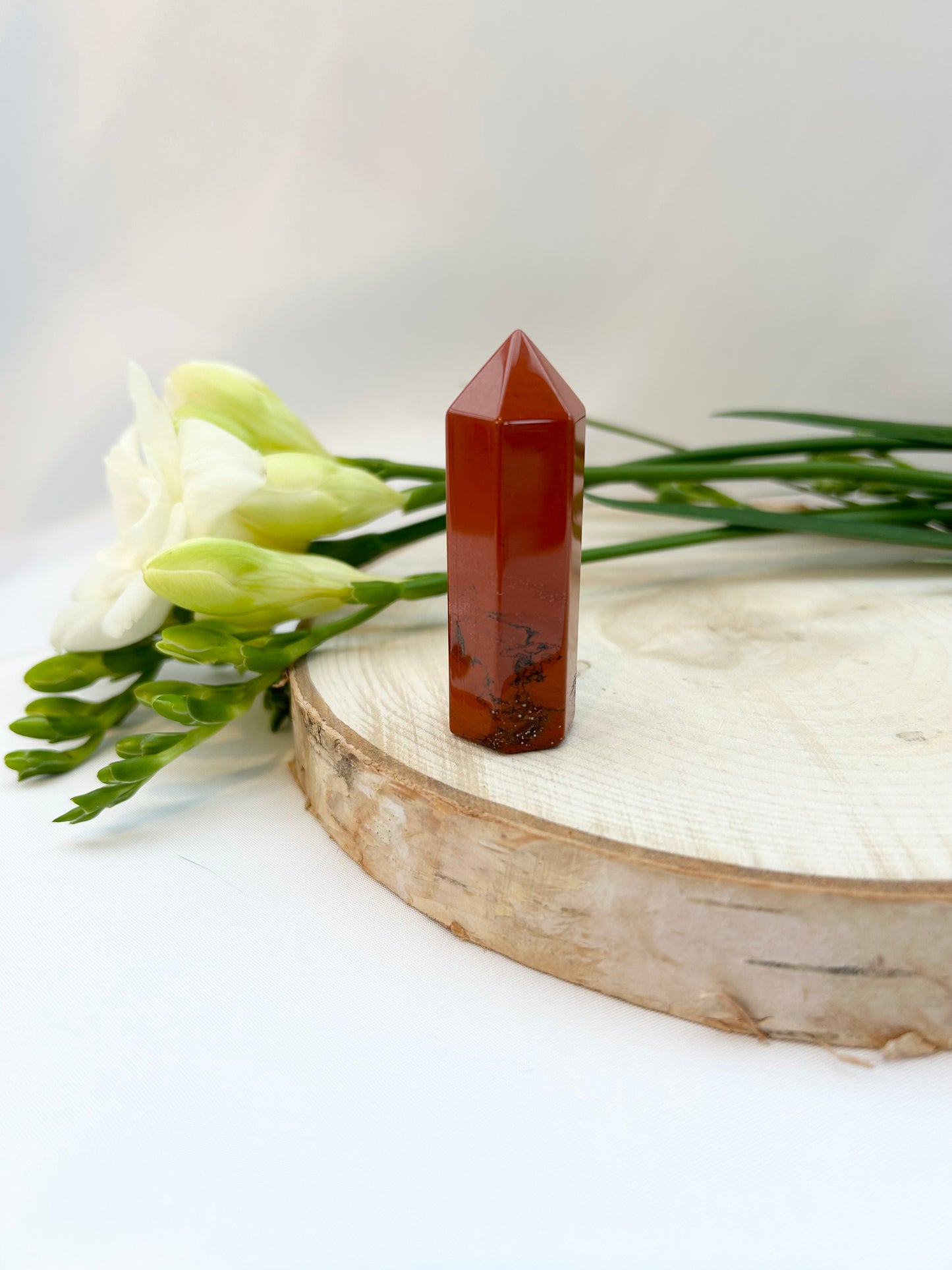 Red Jasper Polished Point 60mm (L)