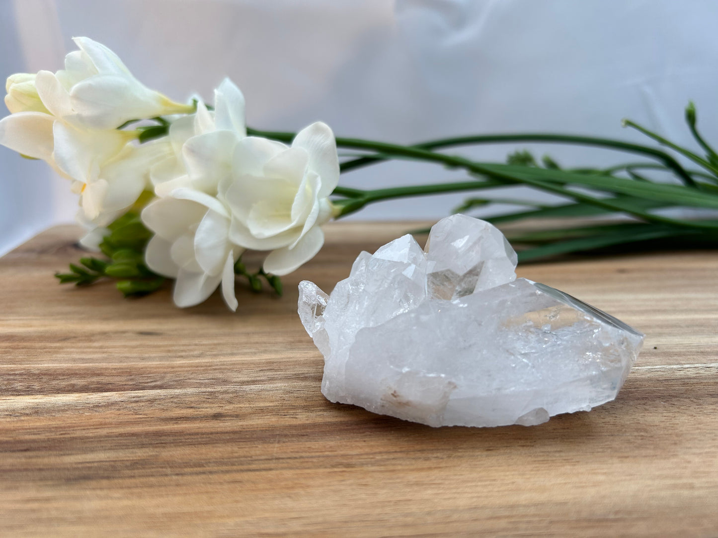 Clear Quartz crystal cluster