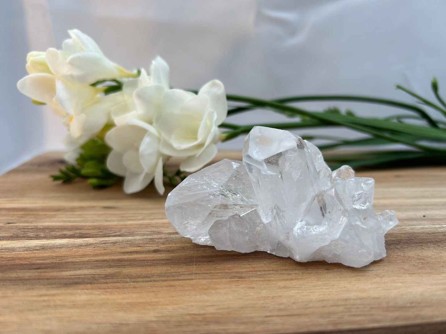 Clear Quartz crystal cluster