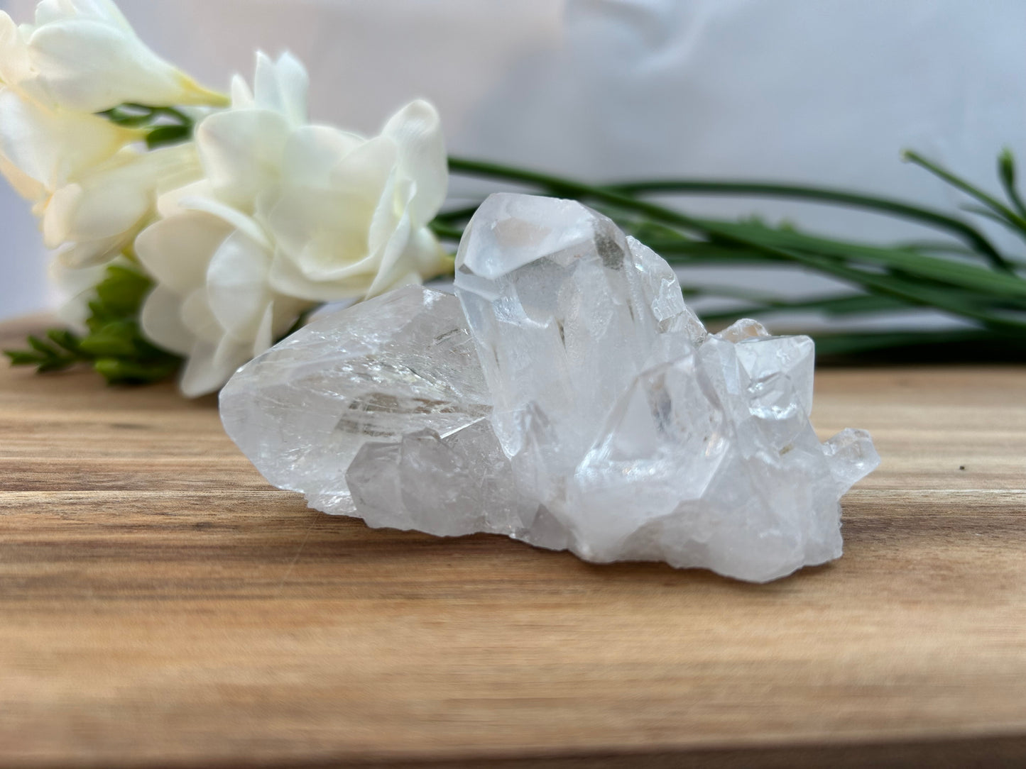 Clear Quartz crystal cluster