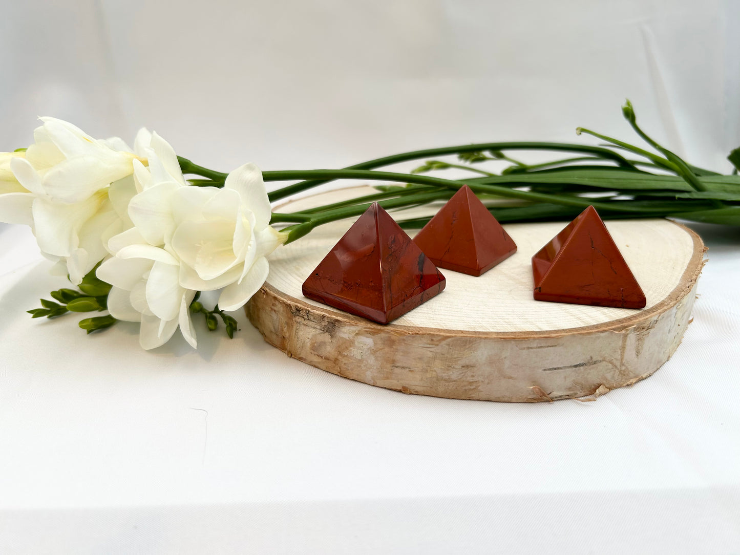 Red Jasper Pyramid 4.5cm width