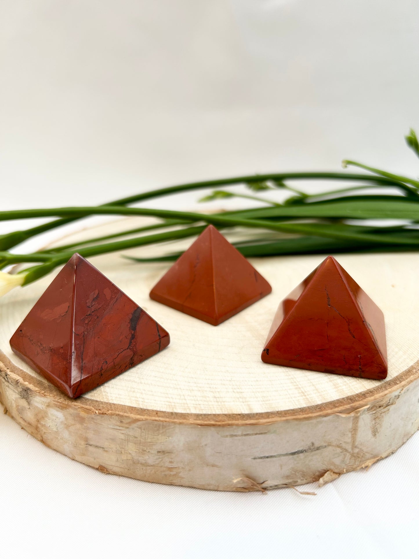 Red Jasper Pyramid 4.5cm width